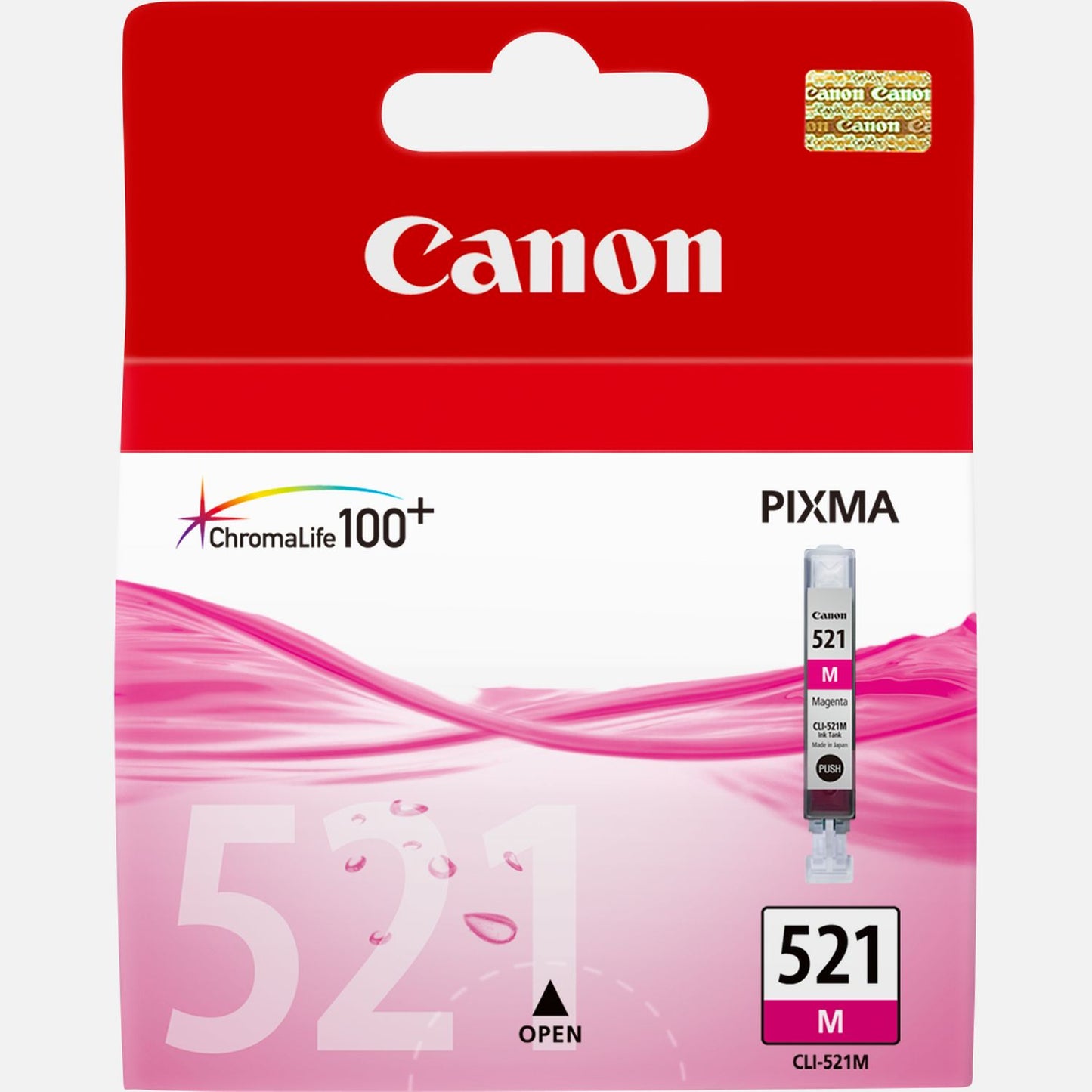 Cartouche Jet d'encre de Marque Canon CLI-521M Magenta (535 pages)