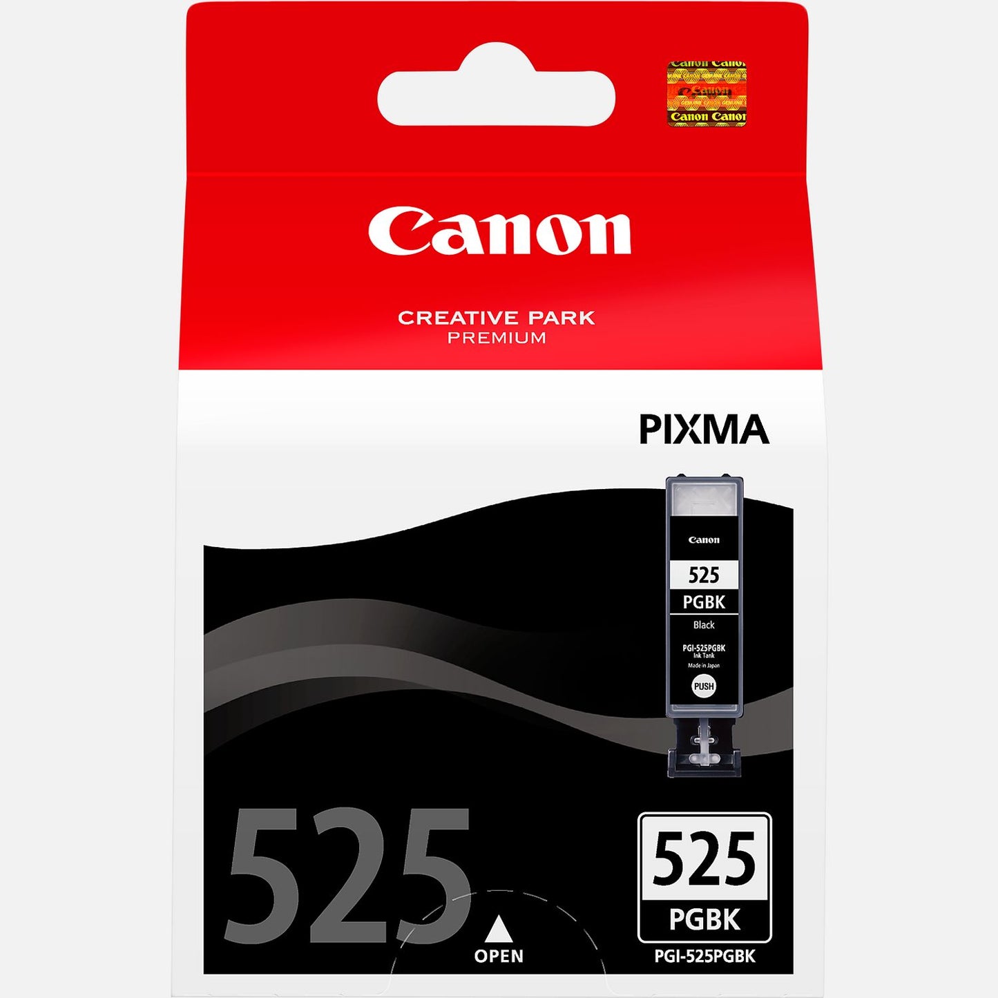 Cartouche Jet d'encre de Marque Canon CLI-525PGBK Noir (360 pages)