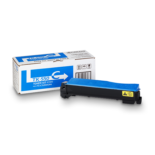 Cartouche Laser de marque Kyocera TK-550C Cyan (7 000 pages)