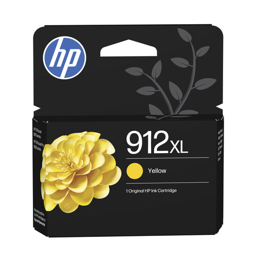 Cartouche Jet d'encre de Marque HP 3YL83AE N°912XL Jaune (825 pages)
