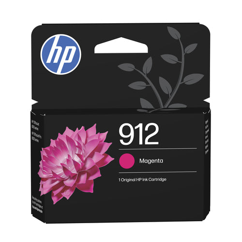 Cartouche Jet d'encre de Marque HP 3YL78AE N°912 Magenta (315 pages)