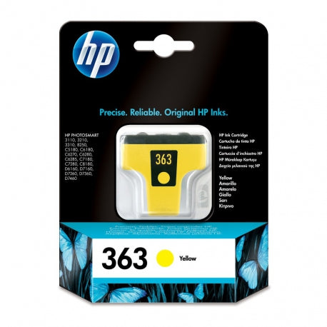 Cartouche Jet d'encre de Marque HP C8773EE N°363 Yellow (350 pages)