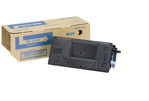 Cartouche Laser de Marque Kyocera TK-3100 (OT2F80EU) Noir 12 500 pages pour récipient résiduel