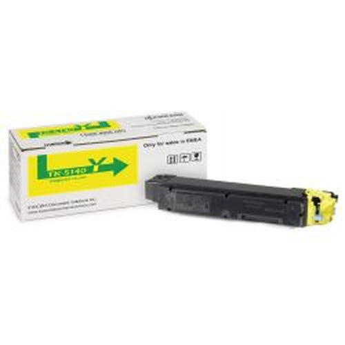 Cartouche Laser de marque Kyocera Mita TK-5140Y (1T02NRANL0) Jaune (5 000 pages)