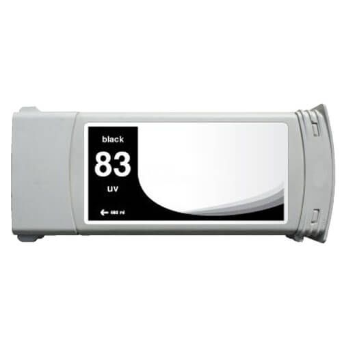 Cartouche Jet d'encre de Marque HP83 C4940A UV-Black (680ml)