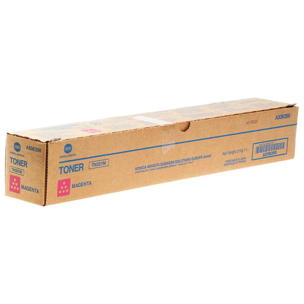 Cartouche Laser de Marque Konica Minolta TN321M (A33K350) Magenta (25000 pages)