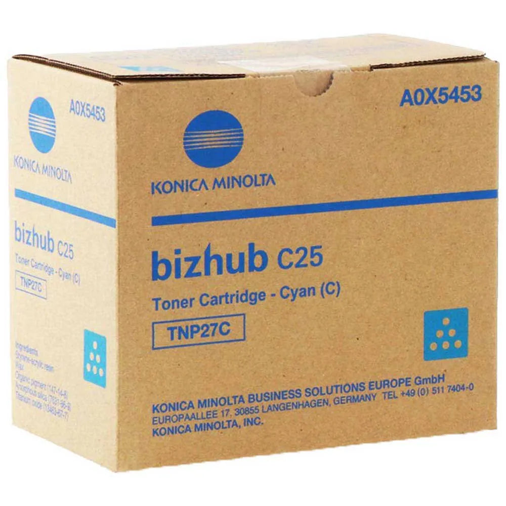 Cartouche laser de Marque Konica Minolta (TNP-27C) Cyan (4 500 pages)