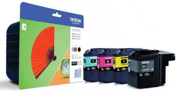 Cartouche jet d'encre de marque BROTHER LC129XLBKCMY (6000 copies)