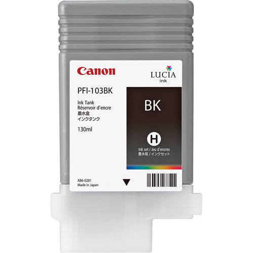 Cartouche Jet d'encre de Marque Canon PFI-103BK BLACK (130ml)