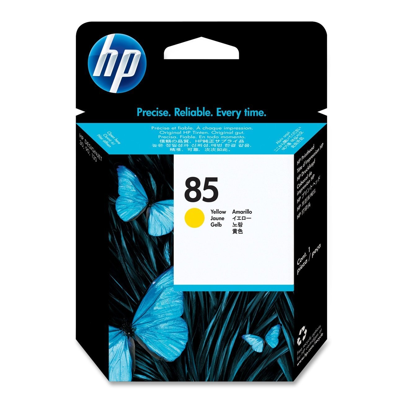 Tête d'impression Jet d'encre de Marque HP C9422AE HP85 Yellow (28 ml 2 400 pages)