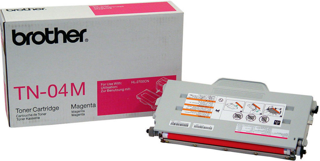 Cartouche Laser de Marque BROTHER TN04M Magenta (6600pages)