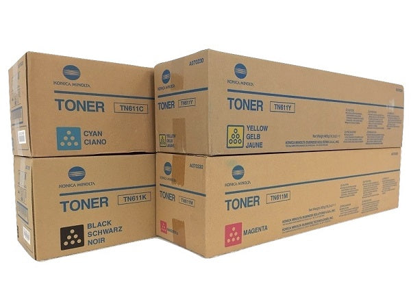 Cartouche Laser de Marque Konica Minolta BIZHUB TN611C Cyan (15 400 pages)