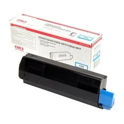 Cartouche Laser de Marque OKI 42127456 Cyan (5 000 pages)