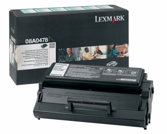 Cartouche Laser de Marque Lexmark 08A0478 Noir Haute Capacité (6000 pages) (programme retour)