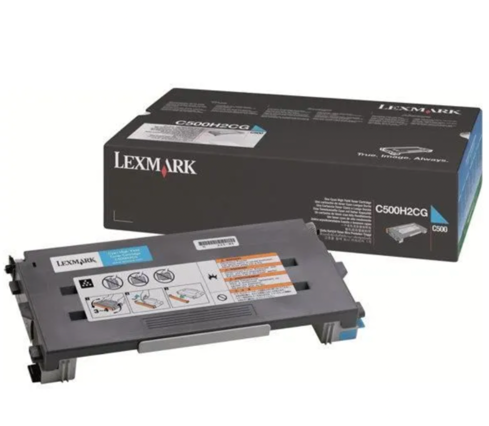 Cartouche Laser de Marque Lexmark C500H2CG Cyan Longue Durée (3000 pages)