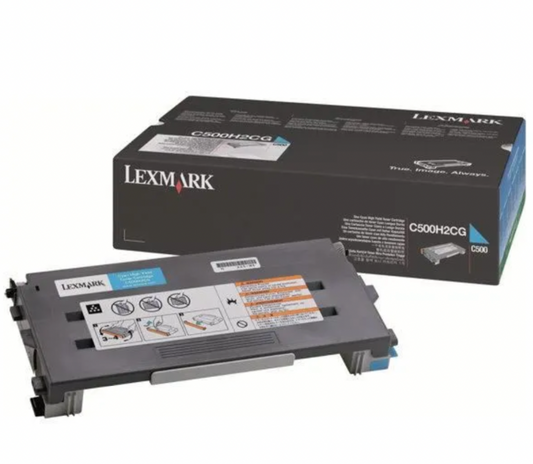 Cartouche Laser de Marque Lexmark C500H2CG Cyan Longue Durée (3000 pages)