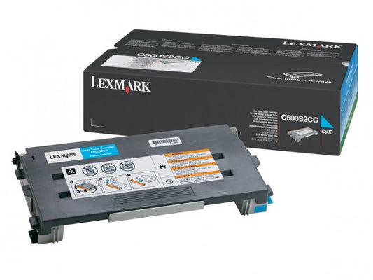 Cartouche Laser de Marque Lexmark C500S2CG Cyan (1500 pages)