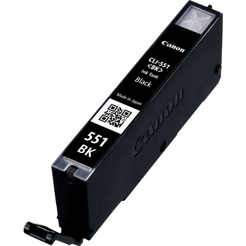 Cartouche Jet d'encre de Marque Canon CLI-551BK (6508B001) Noir (7ml) (495 pages)