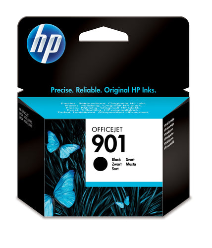 Cartouche Jet d'encre de Marque HP CC653AE N°901 Noir (200 pages)