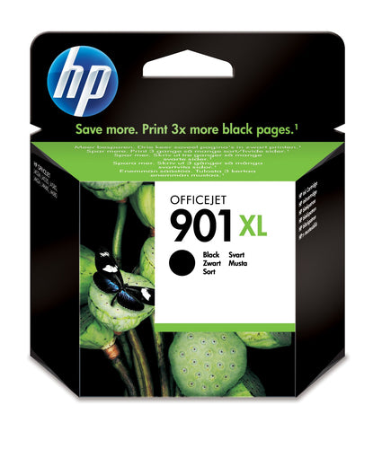 Cartouche Jet d'encre de Marque HP CC654AE N°901XL Noir Haute Capacité (700 pages)