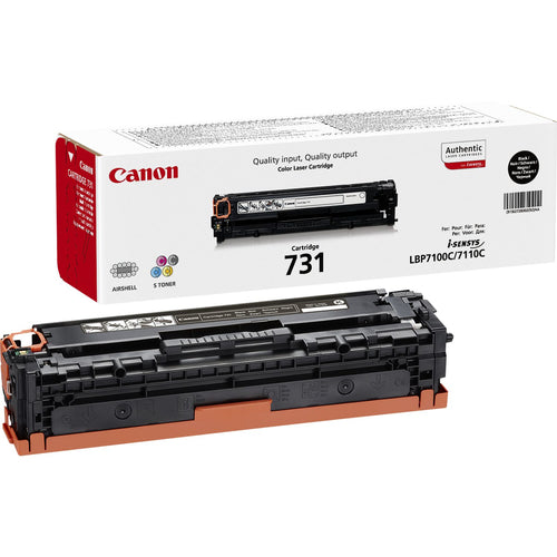 Cartouche Laser de Marque Canon CRG-731BK (731BK) Noir (1 600 pages)
