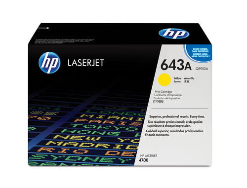 Cartouche Laser de Marque HP Q5952A  Jaune (10 000 pages)