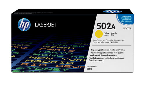 Cartouche Laser de marque HP Q6472A Yellow 4000 copies