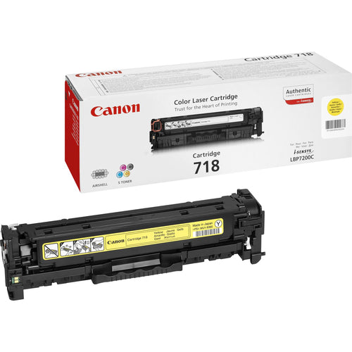 Cartouche Laser de Marque Canon EP-718Y (2659B002) Yellow - (2900 pages)