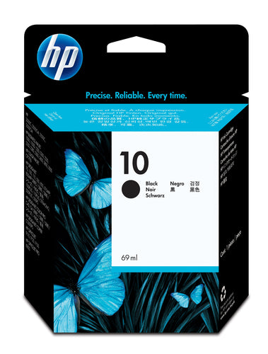 Cartouche Jet d'encre de Marque HP10 C4844AE Noir 2200 copies (69ml )