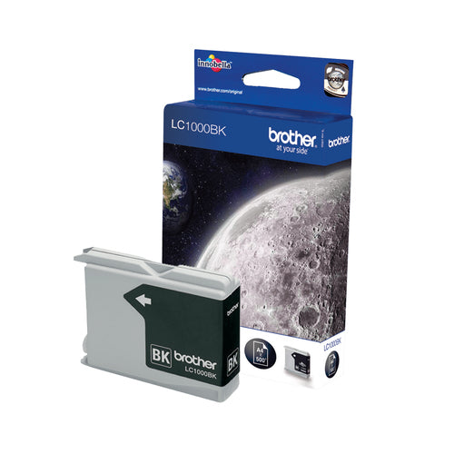 Cartouche Jet d'encre de marque BROTHER LC1000BK Noir haute capacité (1000 copies) pour imprimante Brother MFC 240