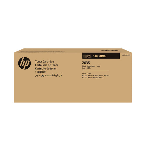 Cartouche Laser de Marque Samsung  MLT-D203S Noir Capacité standard (3 000 pages)