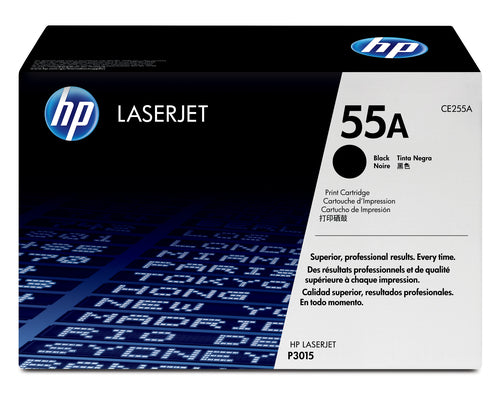 Cartouche Laser de Marque HP CE255A Noir Haute Capacité (6500 pages)