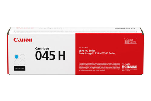 Cartouche Laser de Marque Canon (045H - 1245C002) Cyan Haute Capacité (2 200 pages)