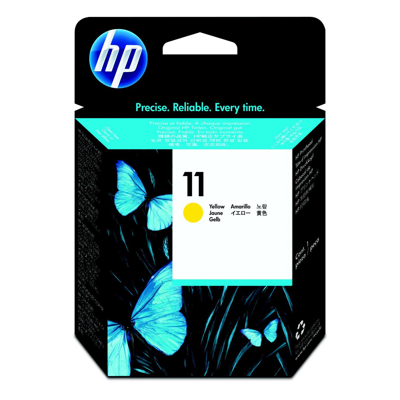 Tête d'impression Jet d'encre de Marque HP C4813AE HP11 (N°11) Yellow (24 000 pages)