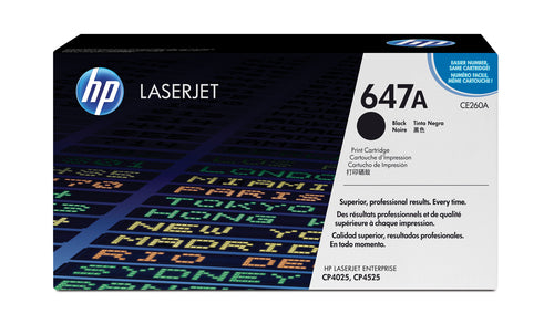 Cartouche Laser de Marque HP CE260A Noir 8500 pages