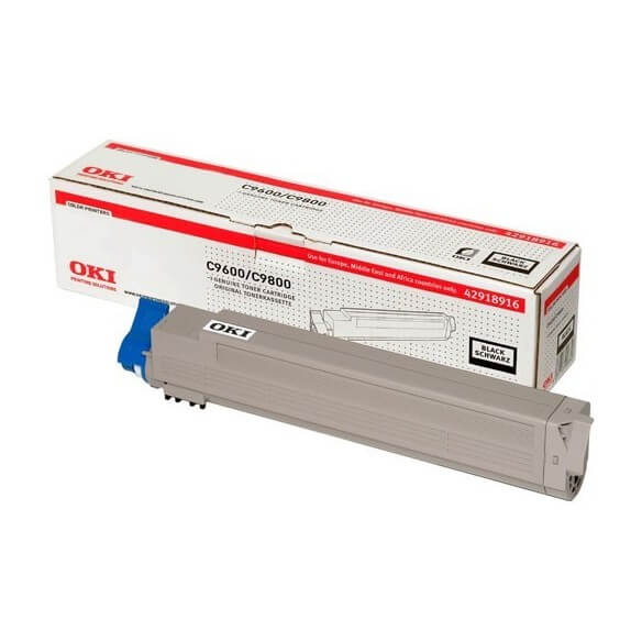 Cartouche Laser de Marque OKI 42918916B Noir (15 000 pages)