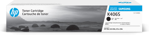 Cartouche Laser de Marque Samsung CLT-K406S Noir (1 500 pages)