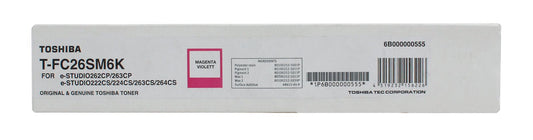 Cartouche Laser de Marque TOSHIBA T-FC26SM Magenta 5000 pages