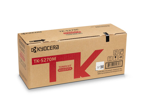 Cartouche Laser de Marque Kyocera TK5270M (1T02TVBNL0) - Magenta (Rouge) (6000pages)