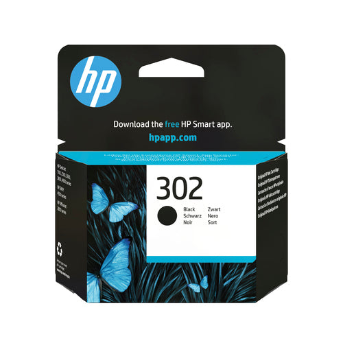 Cartouche Jet d'encre de Marque HP302 F6U66AE Noir (190 pages)