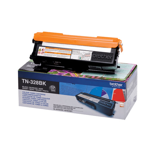 Cartouche Laser de Marque BROTHER TN328BK Noir (6 000 pages)