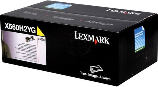Cartouche Laser de Marque Lexmark C560H2YG Yellow Haute Capacité (10 000 pages)