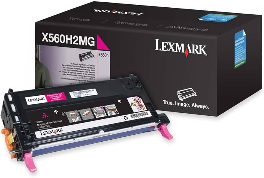 Cartouche Laser de Marque Lexmark C560H2MG Magenta  Haute Capacité (10 000 pages)