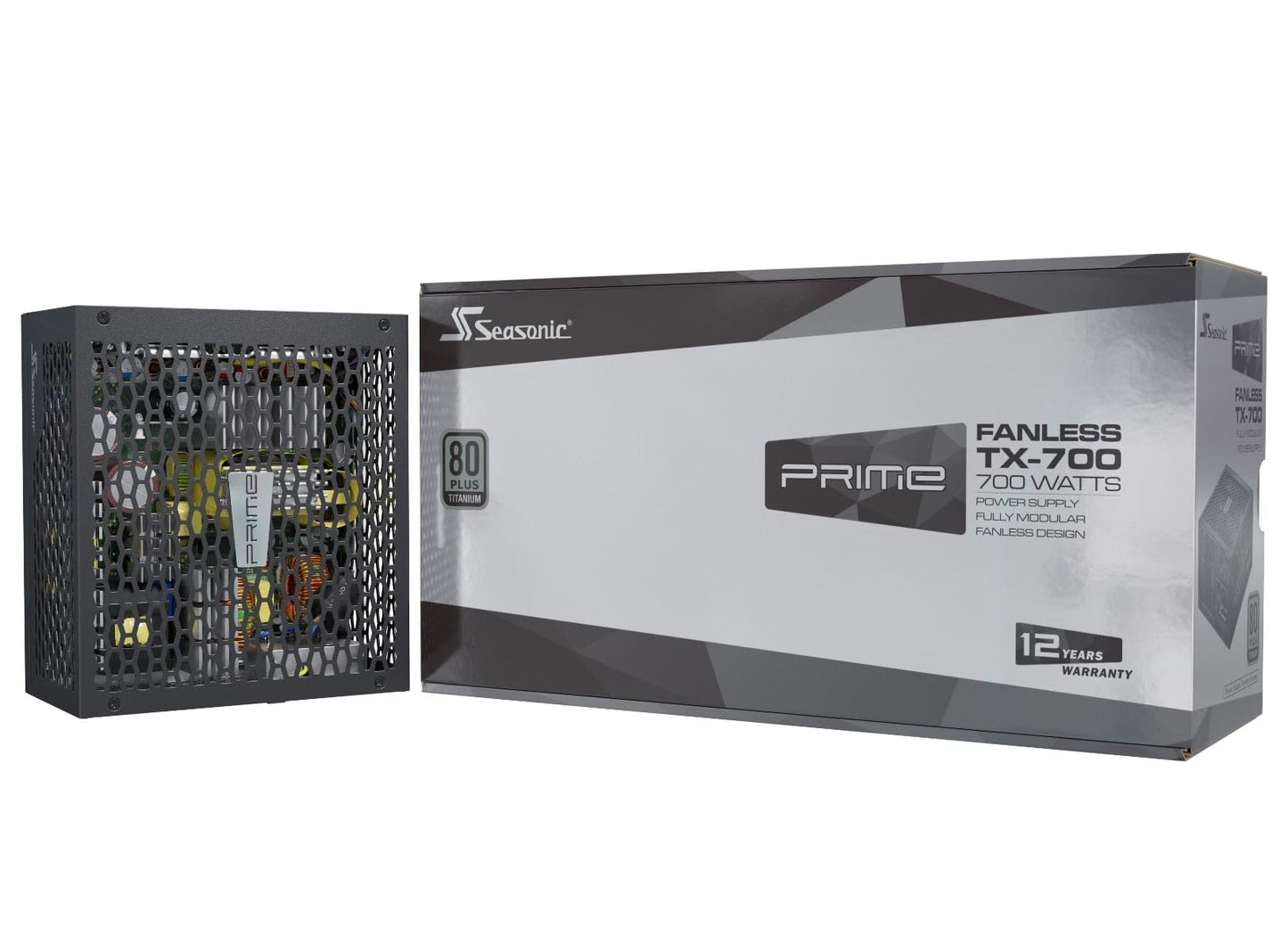Alimentation ATX Seasonic Prime Fanless TX - 700W (Noir) Passive