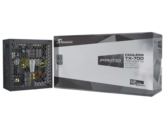 Alimentation ATX Seasonic Prime Fanless TX - 700W (Noir) Passive
