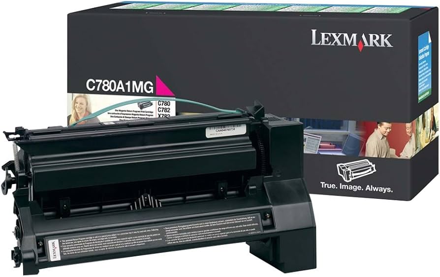 Cartouche laser de Marque Lexmark C780A1MG Magenta (6 000 pages )