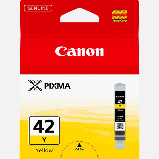 Cartouche Jet d'encre de Marque Canon CLI-42Y Jaune (13ml)(600 pages )