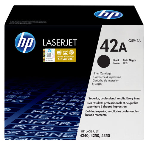 Cartouche Laser de Marque HP Q5942A Noir 10000 copies
