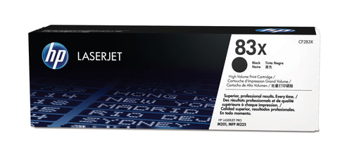 Cartouche Laser de Marque HP CF283X Noir Haute Capacité 2 200 copies