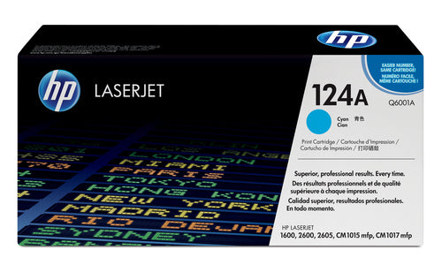 Cartouche Laser de marque HP Q6001A Cyan 2000 copies